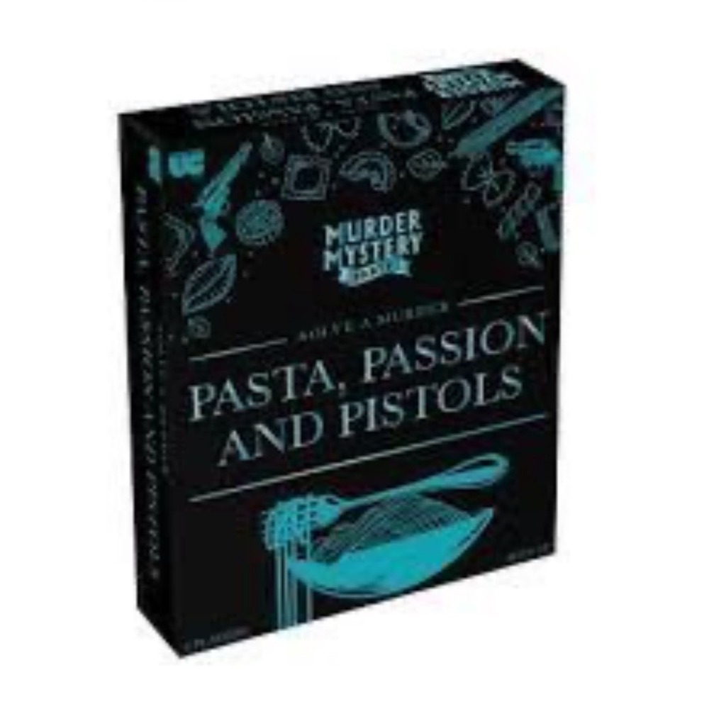 University Games Murder Mystery Party Pasta Passion and Pistols 8 Player Game